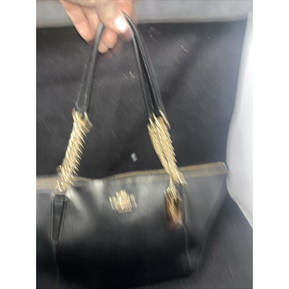 Coach AVA CROSSGRAIN 87401 Black Bag Tote Handbag EUC - Picture 6 of 15